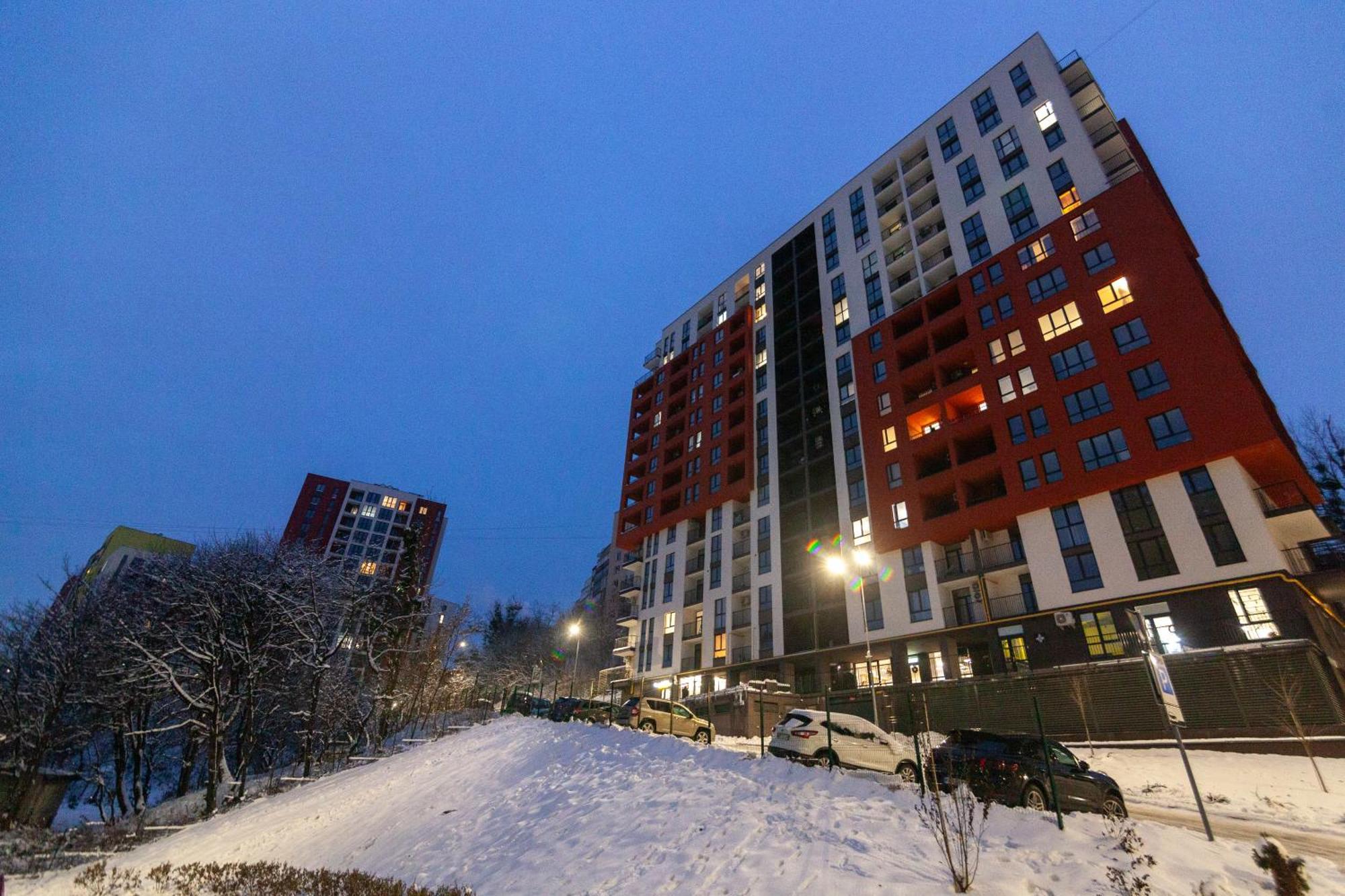 Apartment Shevchenko St.,New Building Lviv Bagian luar foto