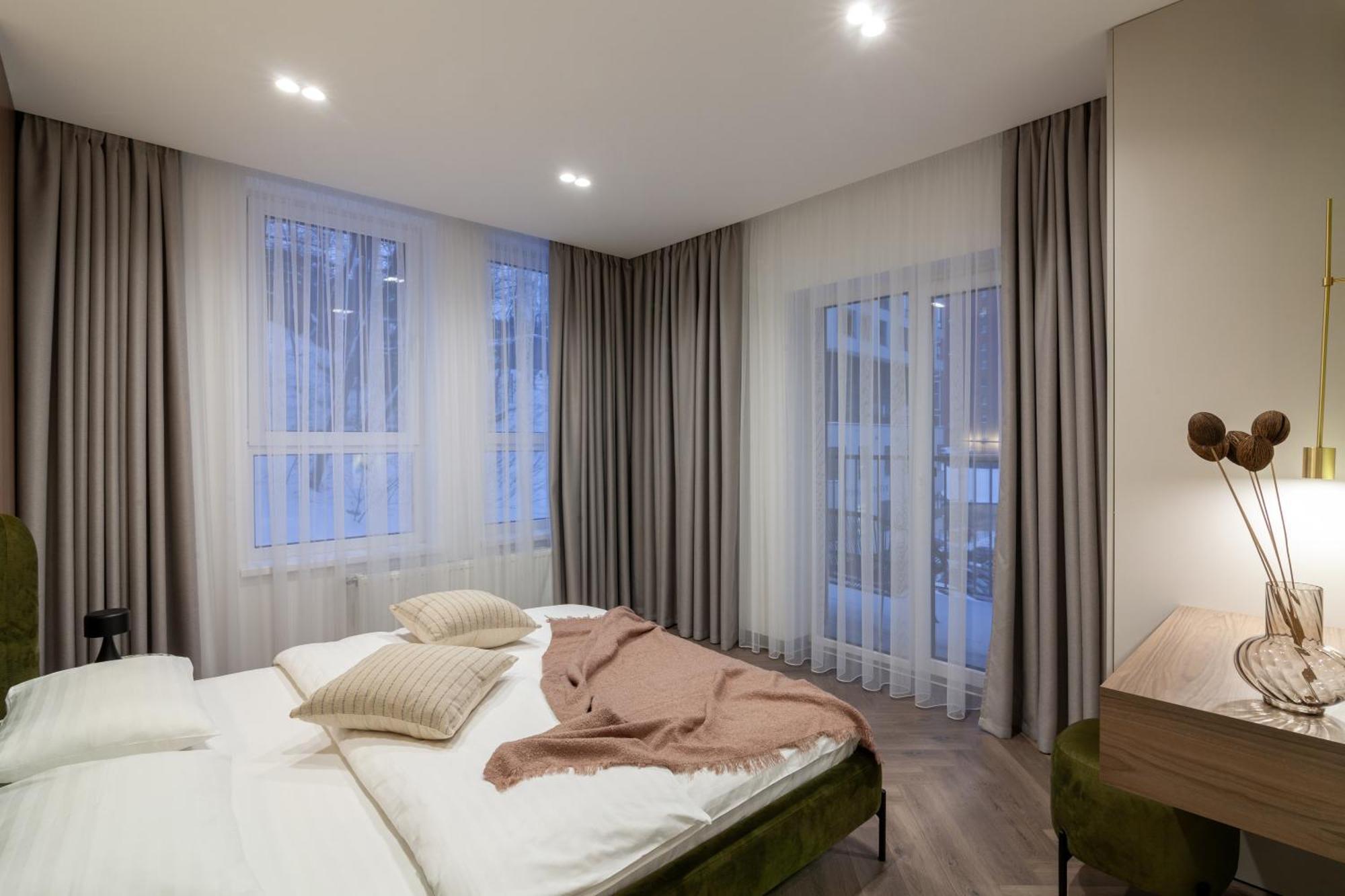 Apartment Shevchenko St.,New Building Lviv Bagian luar foto